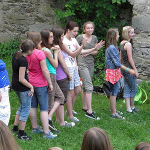 Firmlinge auf der Schaunburg