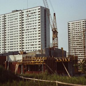 Kirchenbau - eingescannte historische Dias