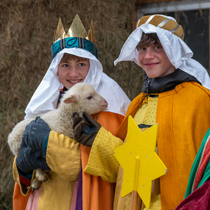 Sternsinger unterwegs in Kirchdorf/Krems