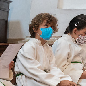 Familiengottesdienst mit Aufnahme der JS- und Ministrantenkinder vom Vorjahr