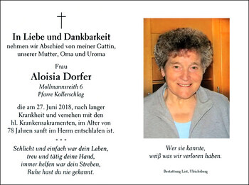 Aloisia Dorfer