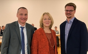 KA-Vorstand mit KA-Generalsekretär Bernhard Rudinger, KA OÖ Präsidentin Maria Hasibeder und KA OÖ Vizepräsident Sebastian Rappl.