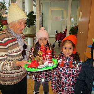 Besuch im betreuten Wohnen