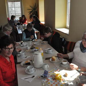 Kaffee und Kuchen von unseren Kfb Frauen