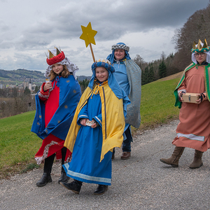 Impressionen der Sternsingeraktion 2022 in Kirchdorf