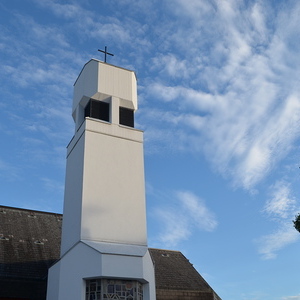 Die Marienkirche im Morgenschein