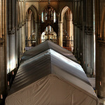 Ein Zelt im Linzer Mariendom