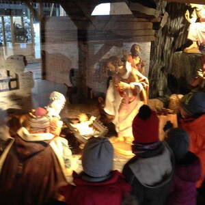 Kindergarten: Christkindlmarkt-Besuch