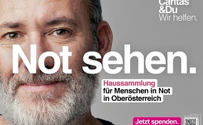 Not sehen - Haussammlung für Menschen in Not in Oberösterreich