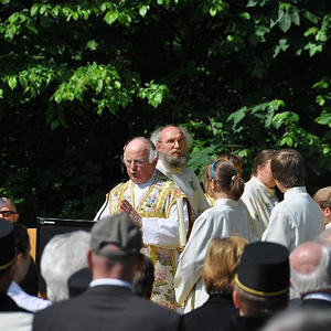 Gedenkfeier 200 Jahre Schlacht um Ebelsberg im Schloßpark