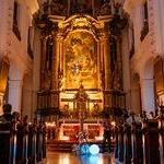 Light-Night in der Linzer Karmelitenkirche.