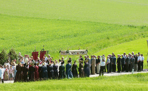 Prozession zu Fronleichnam. © Alois Litzlbauer/Fotowettbewerb der Diözese Linz