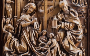 Flügelaltar Kefermarkt, Abbildung Christi Geburt