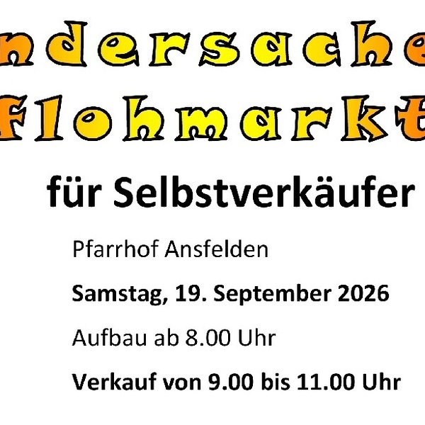 Kindersachenflohmarkt 2026