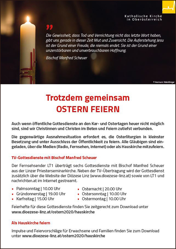 Plakat Ostern feiern