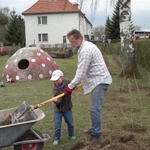 Arbeiten am Familienspielplatz
