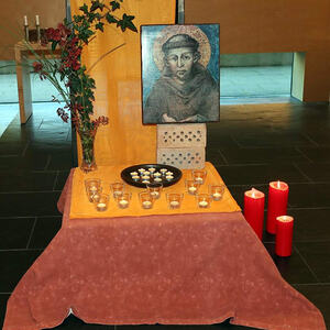 Ikone Franz von Assisi