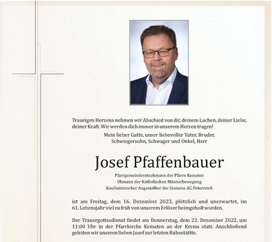 Parte Josef Pfaffenbauer