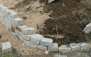 Weiterbau der Grünanlage