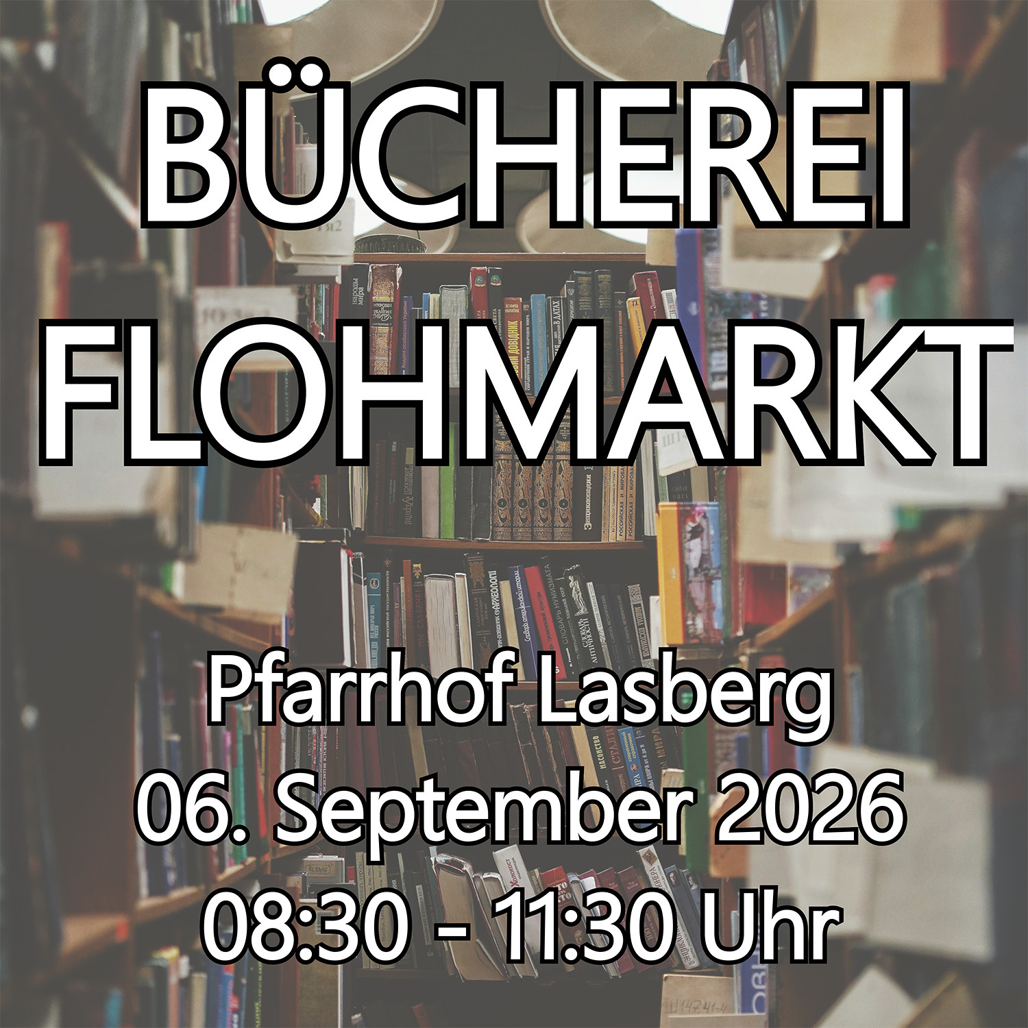 Bücherei-Flohmarkt, Pfarre Lasberg
