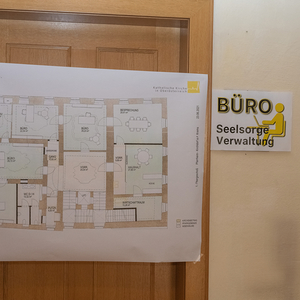 Eindrücke vom Tag des offenen Hauses zum Projekt 'Pfarrzentrum'