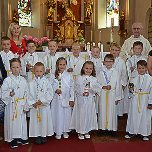 Erstkommunion 2018 in der Pfarre Kopfing