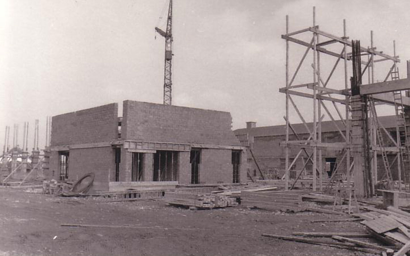 Baubeginn / Pfarre Wels-St. Josef (Archiv)