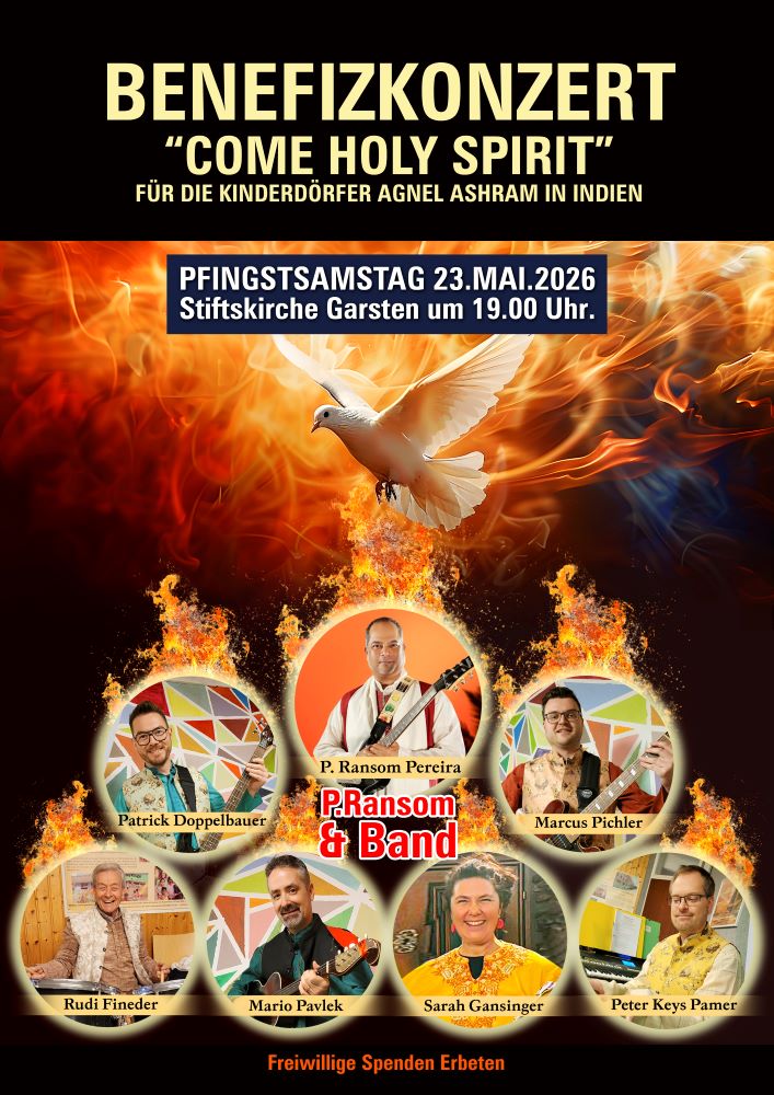 Plakat Konzert Come Holy Spirit
