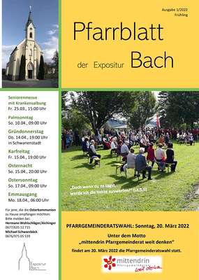 Pfarrblatt Bach