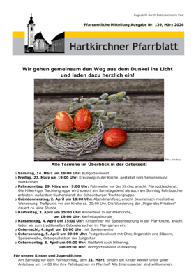 Pfarrblatt März 2025