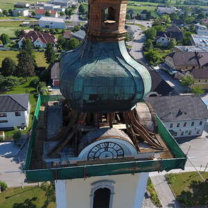 Sanierung der Turmkuppel 2017
