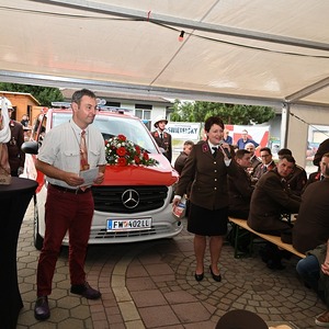 Fahrzeugsegnung beim Festakt