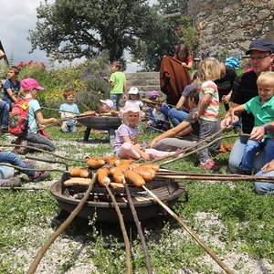 Knacka grillen nach dem Pilgern