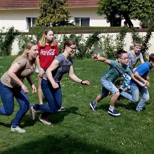 Fotos von der letzen JS-Stunde mit Nicole