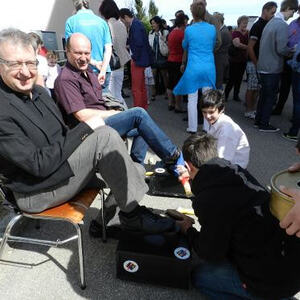 Vorstellung der Firmlinge und Pfarrcafé