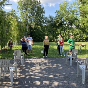 Balancieren von Wasser