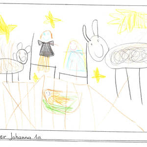 Johanna Haider, Volksschule St. Marienkirchen an der Polsenz, Klasse 1a
