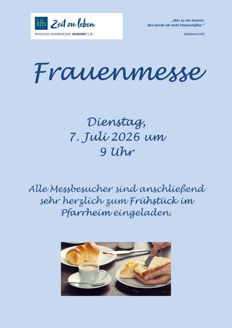 Einladung Frauenmesse