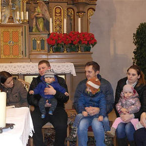 Kindersegnung mit P. Meinrad