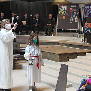 Segnung der Palmbuschen