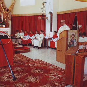 Begrüßung durch Pf. Michael