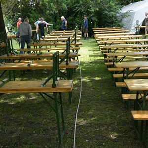 Vorbereitungen für das Pfarrfest