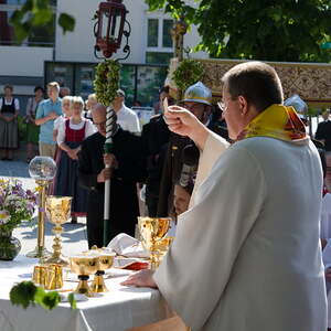 Fronleichnam 2015, Pfarre Neumarkt im Mühlkreis
