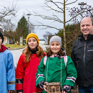 Die Sternsinger waren unterwegs