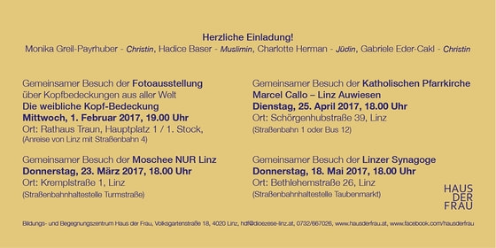 Interreligiöse Begegnung für Frauen