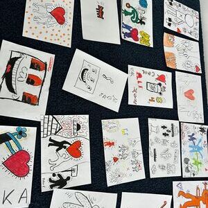 Kunstprojekt der Bibliothek Grieskirchen  mit der Mittelschule