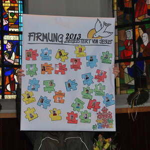 Vorstellgottesdienst und Schuhputzaktion der Firmlinge