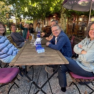 Ausklang im Gastgarten