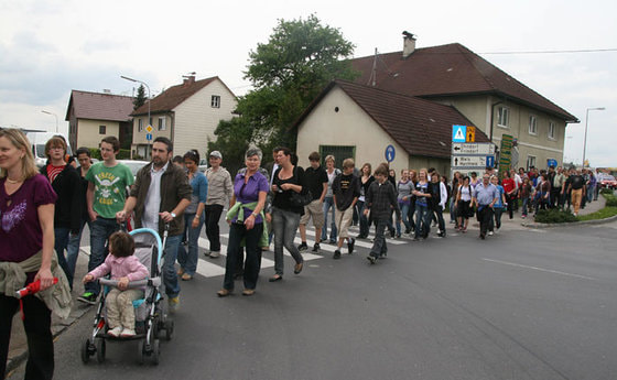 200 Personen auf dem Weg – „FirmWalk“ 2010