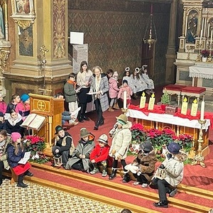 Kindermette mit Hirtenspiel